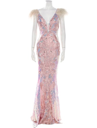 Portia & Scarlett Patterned Long Dress