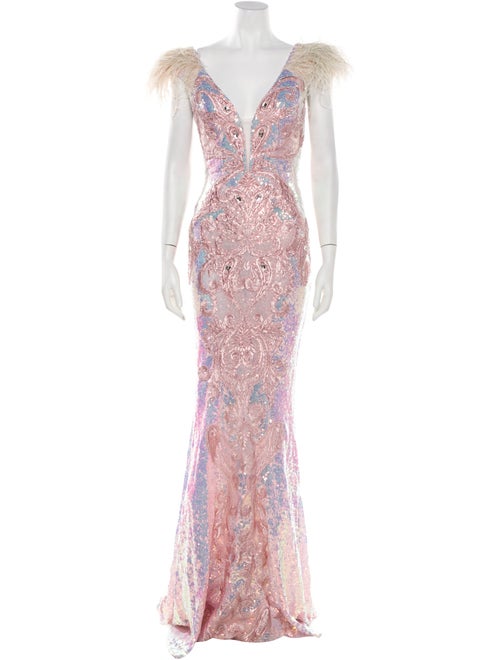 Portia & Scarlett Patterned Long Dress