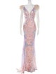 Portia & Scarlett Lace Pattern Long Dress
