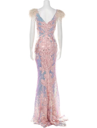Portia & Scarlett Lace Pattern Long Dress