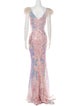 Portia & Scarlett Lace Pattern Long Dress