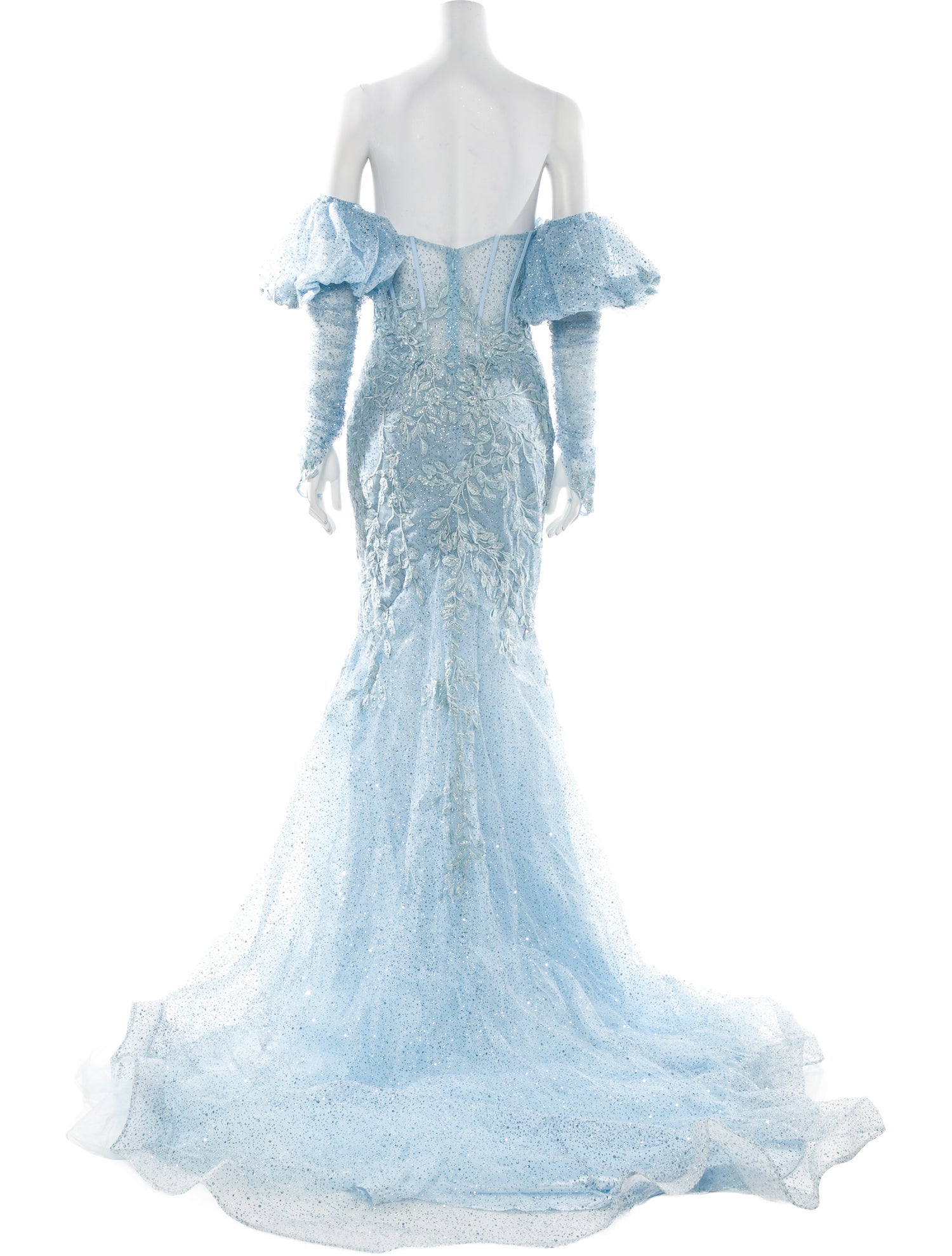 Portia & Scarlett Lace Pattern Long Dress