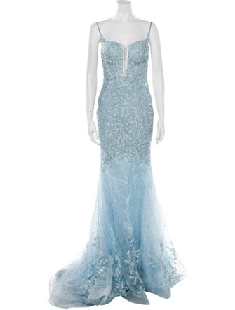 Portia & Scarlett Square Neckline Long Dress