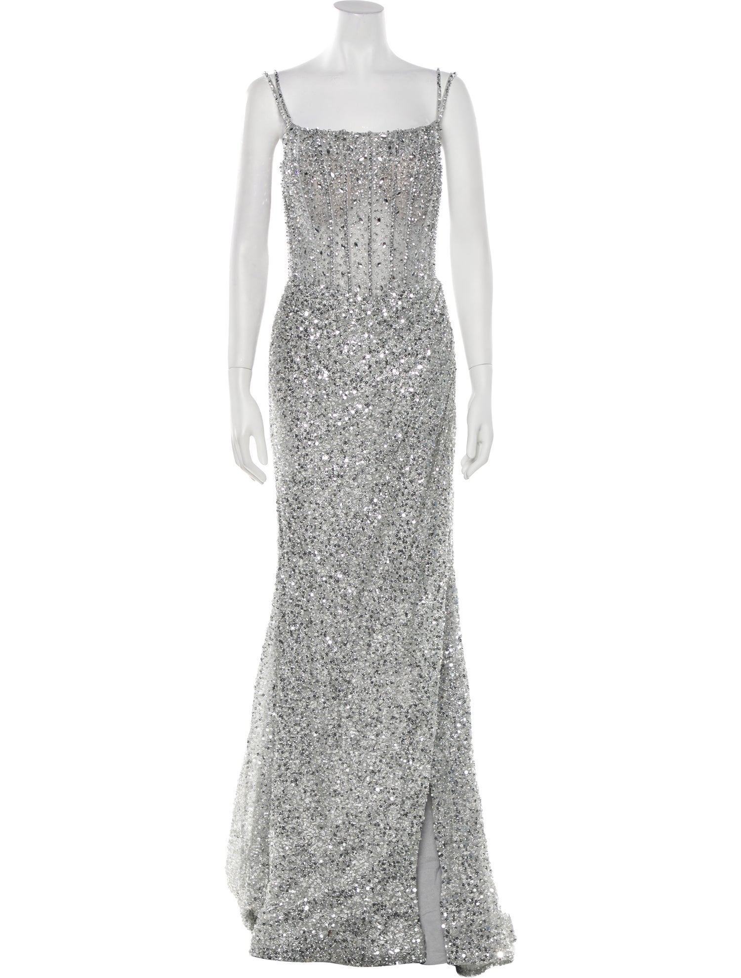 Portia & Scarlett Square Neckline Long Dress