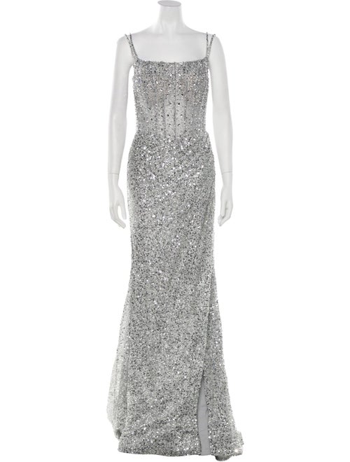 Portia & Scarlett Square Neckline Long Dress