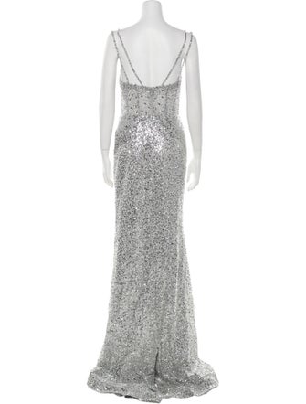 Portia & Scarlett Square Neckline Long Dress