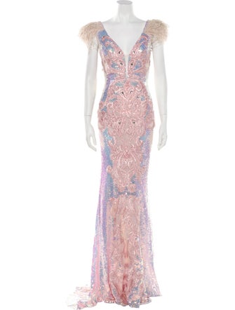 Portia & Scarlett Patterned Long Dress