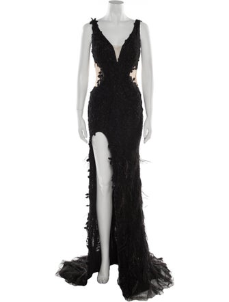 Portia & Scarlett V-Neck Long Dress