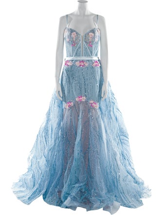 Portia & Scarlett Paisley Print Long Dress