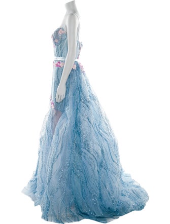 Portia & Scarlett Paisley Print Long Dress