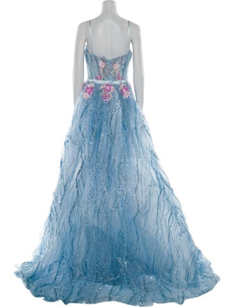 Portia & Scarlett Paisley Print Long Dress