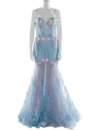 Portia & Scarlett Paisley Print Long Dress