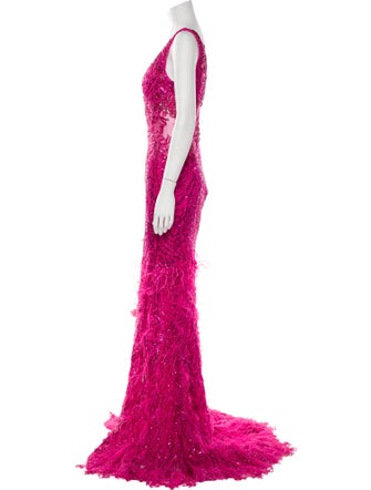 Portia & Scarlett Lace Pattern Long Dress