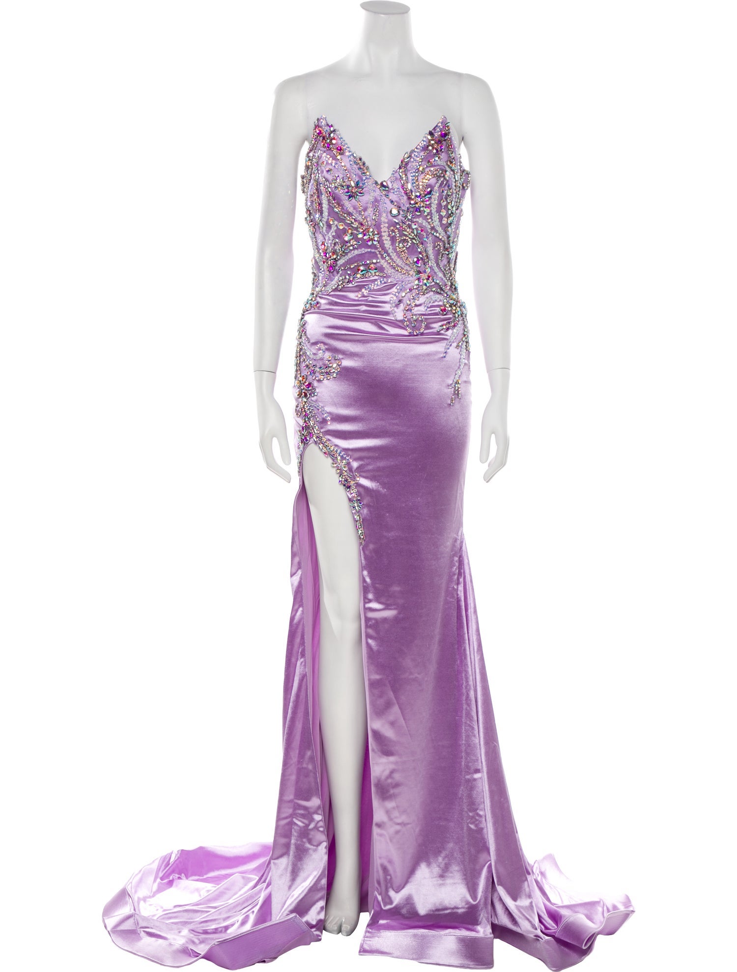 Portia & Scarlett Satin Long Dress