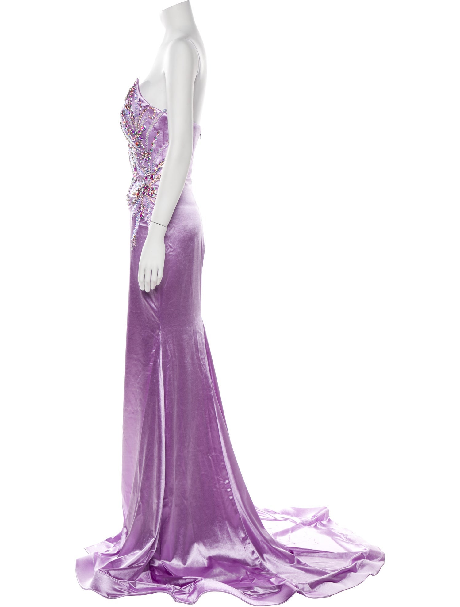 Portia & Scarlett Satin Long Dress