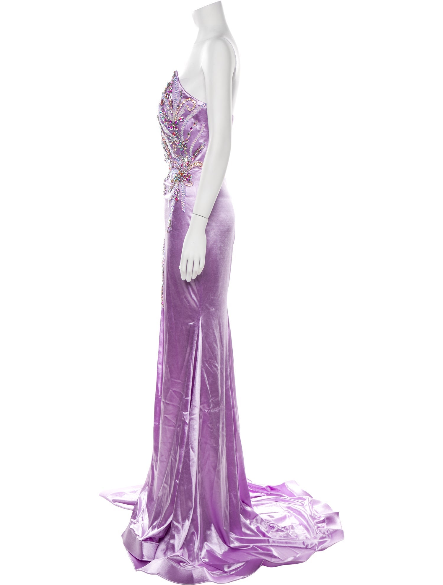 Portia & Scarlett Satin Long Dress