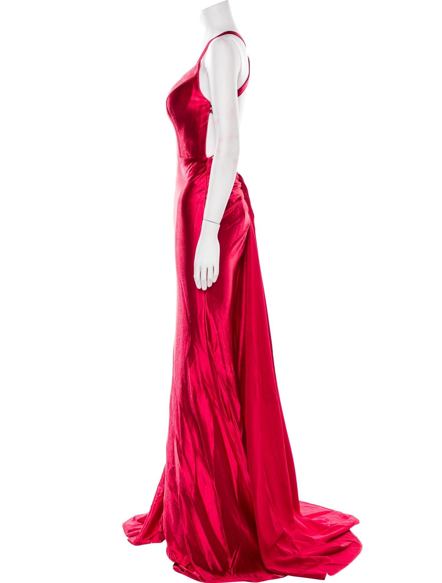 Portia & Scarlett Satin Long Dress