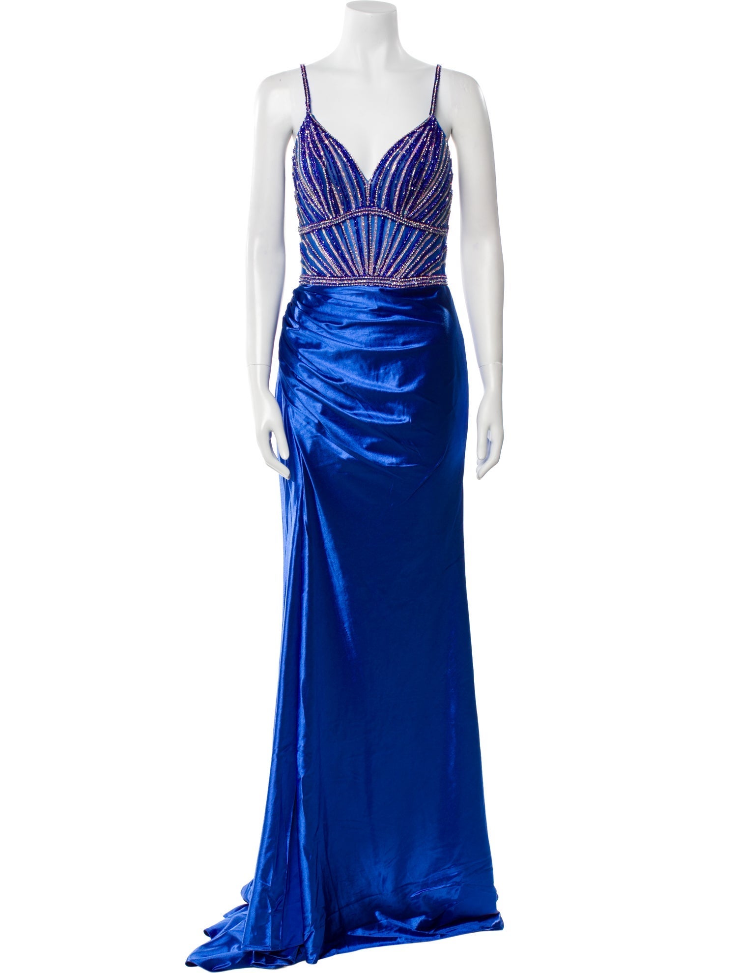 Portia & Scarlett Satin Long Dress