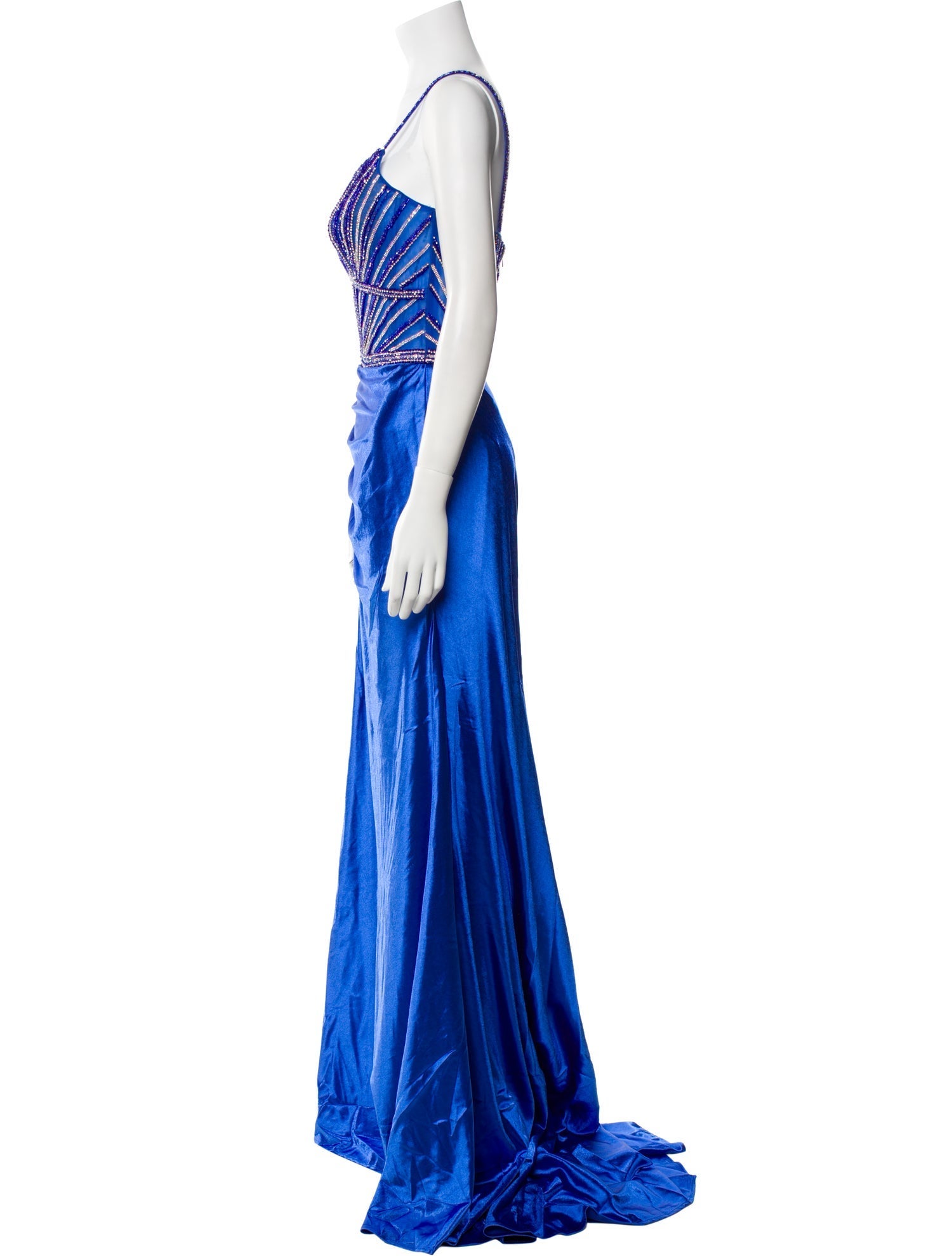 Portia & Scarlett Satin Long Dress