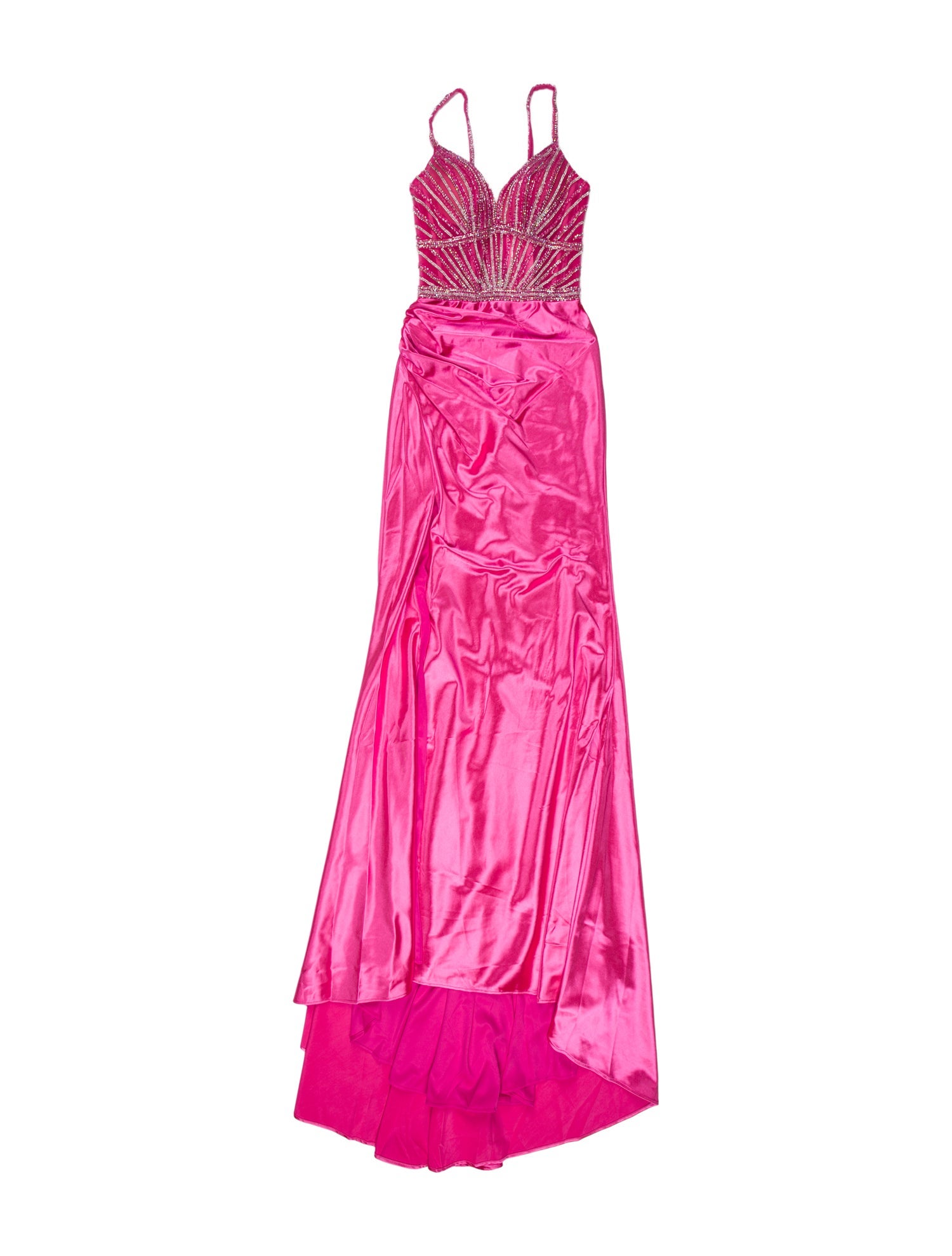 Portia & Scarlett Satin Long Dress