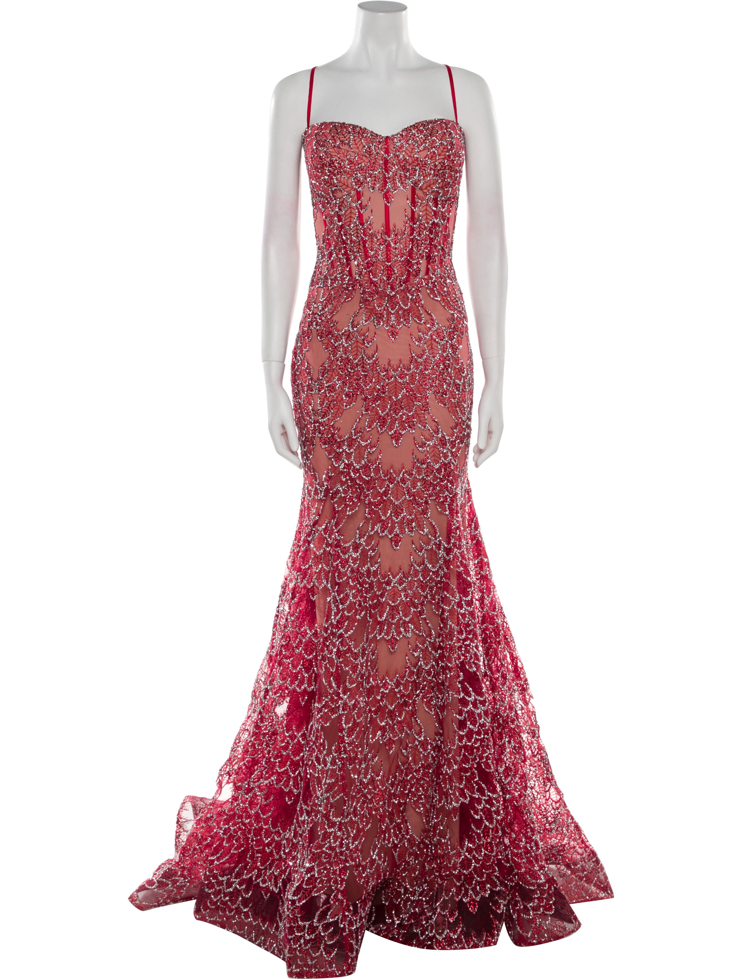 Portia & Scarlett Lace Pattern Long Dress w/ Tags