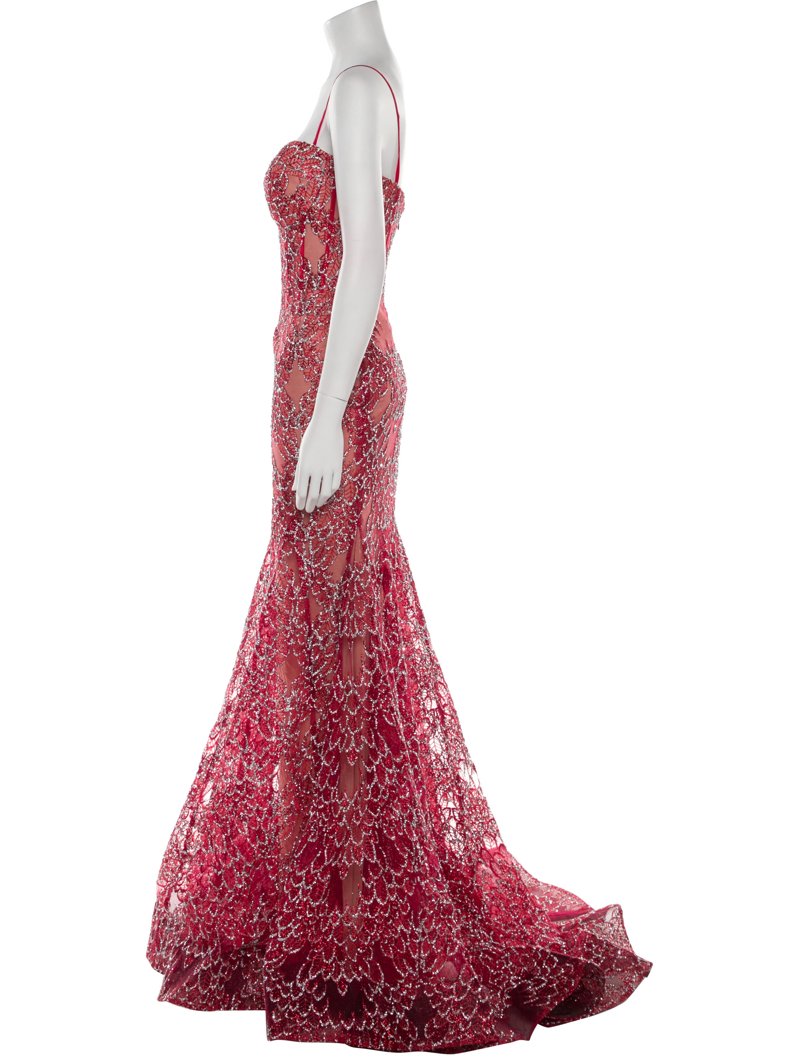 Portia & Scarlett Lace Pattern Long Dress w/ Tags