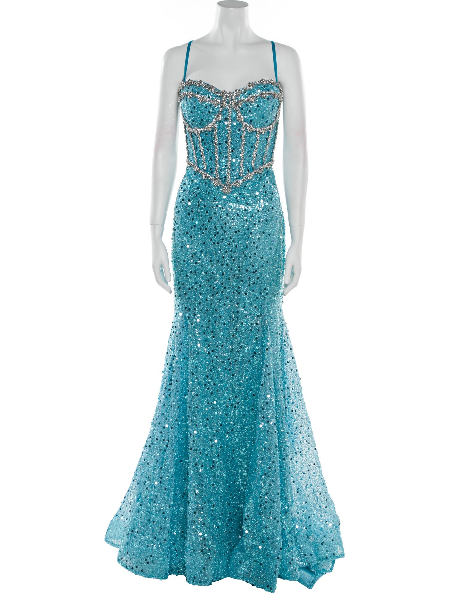 Portia & Scarlett Square Neckline Long Dress