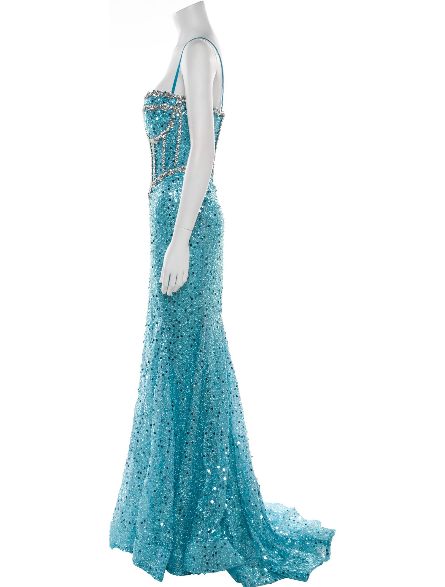 Portia & Scarlett Square Neckline Long Dress