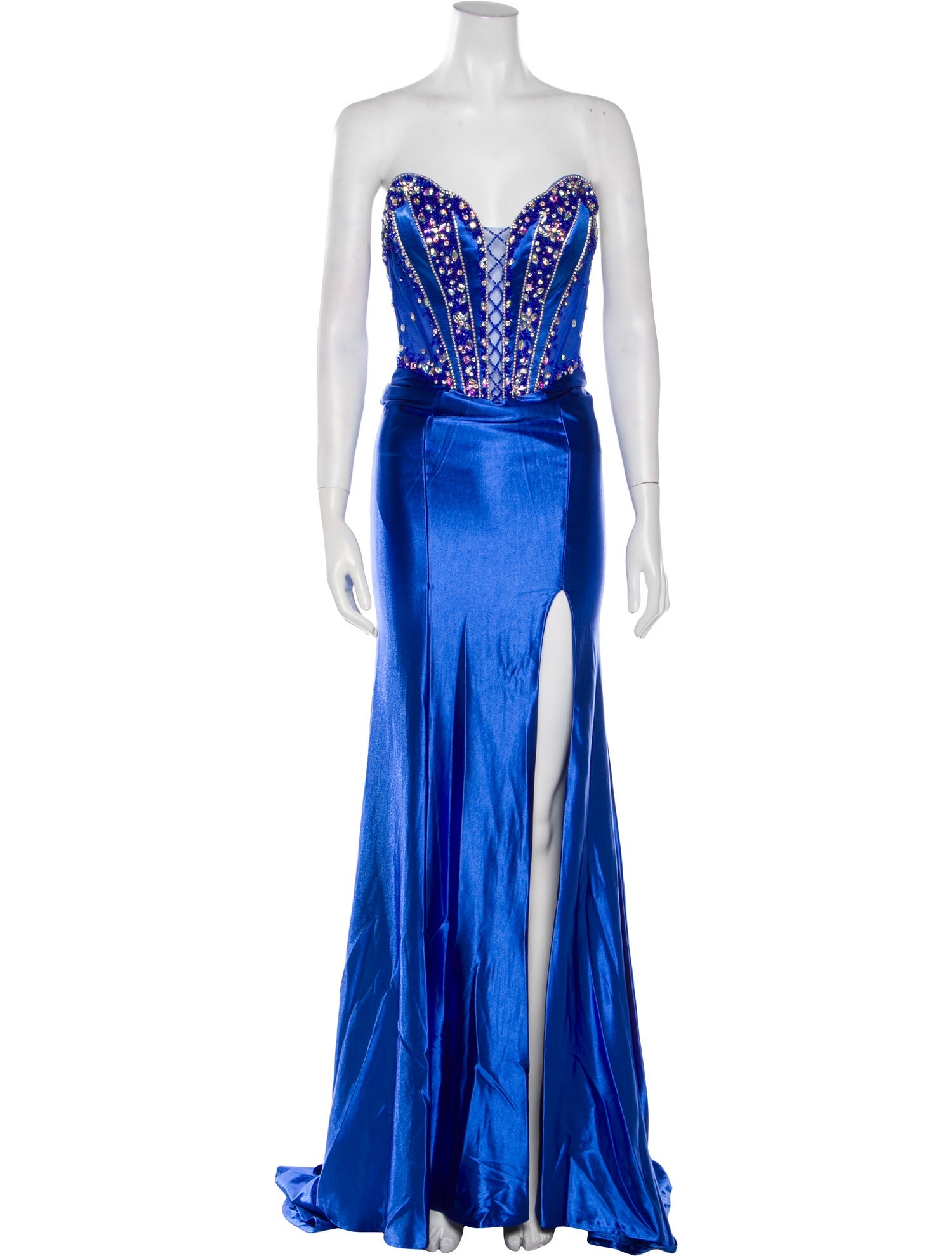 Portia & Scarlett Satin Long Dress