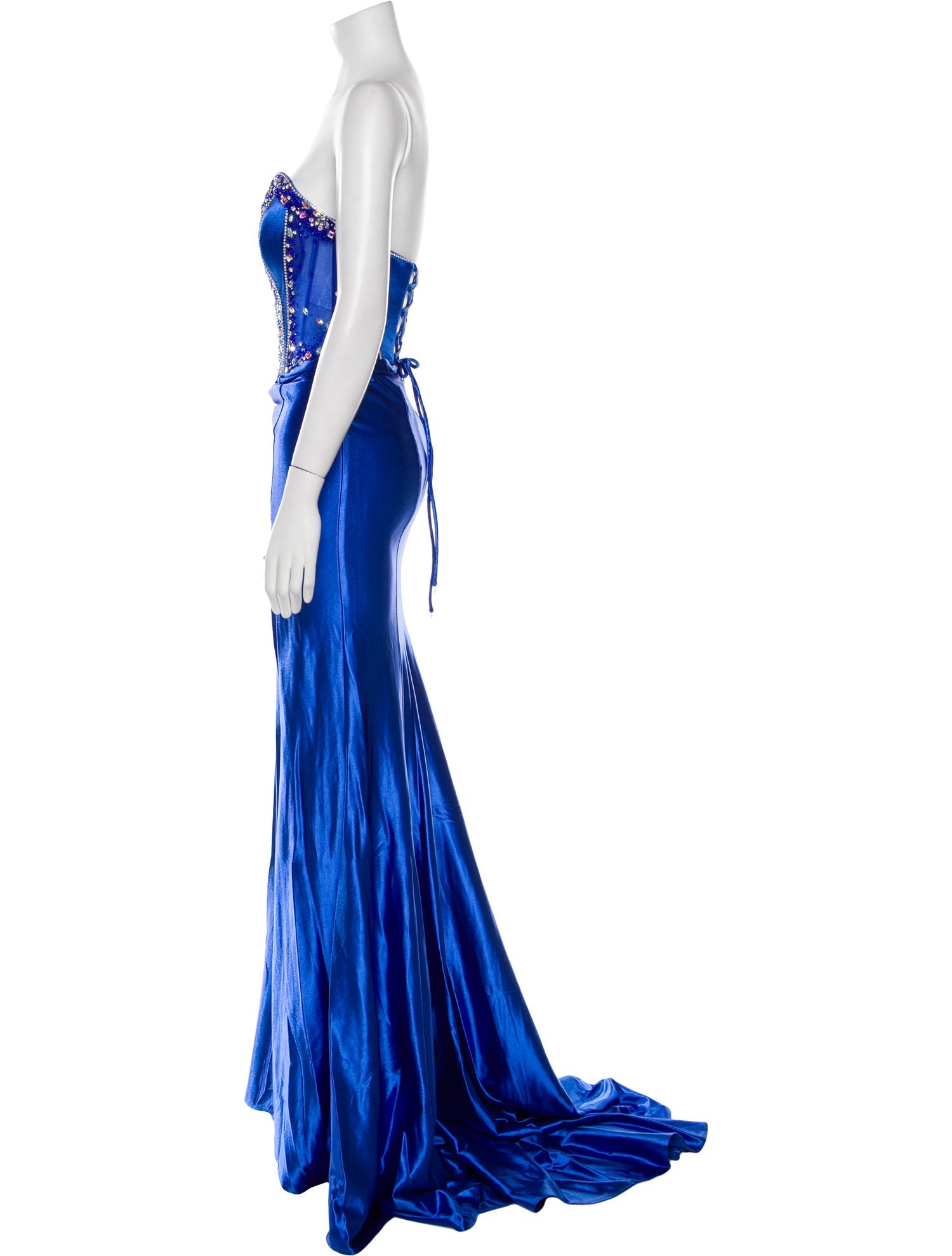 Portia & Scarlett Satin Long Dress