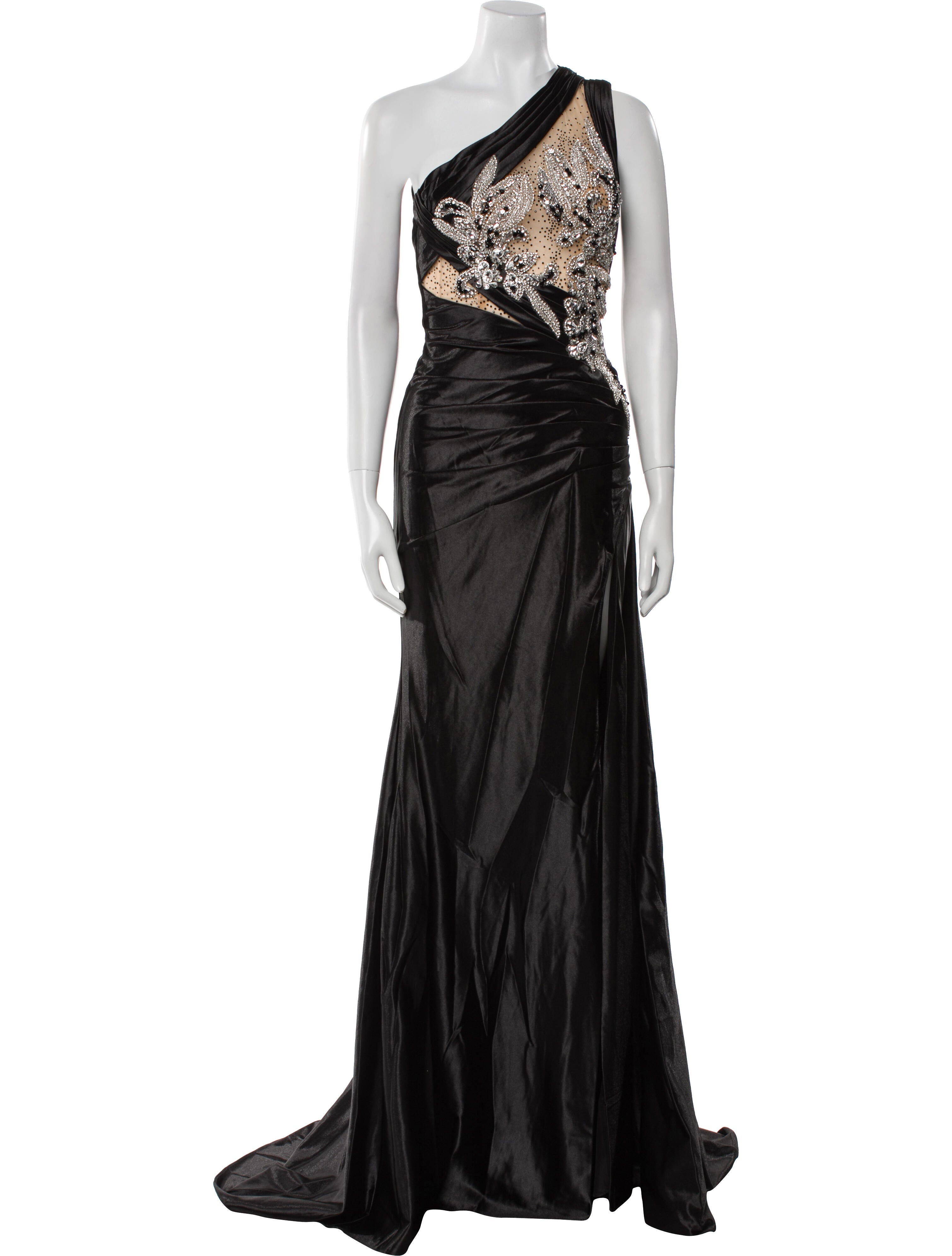 Portia & Scarlett Lace Pattern Long Dress