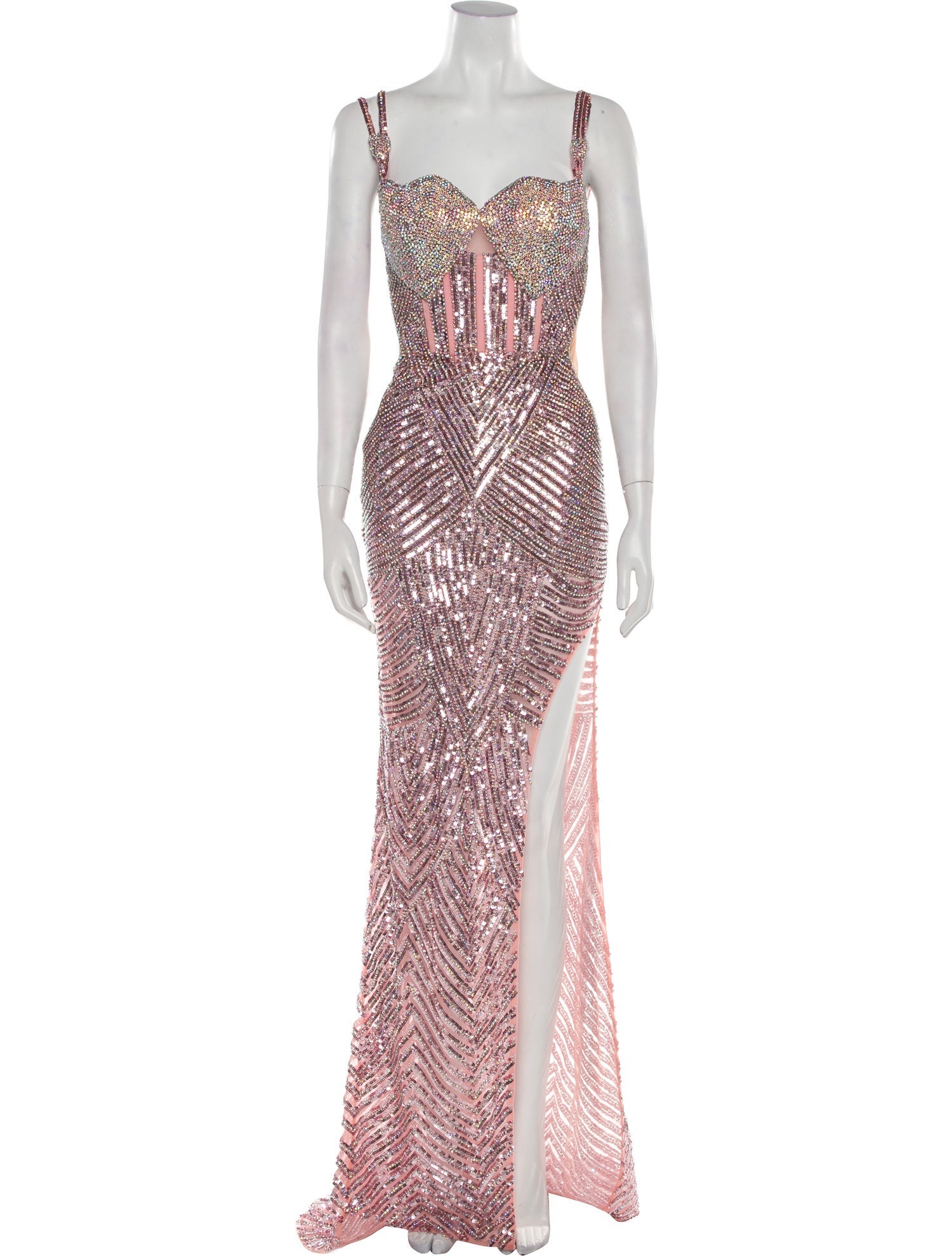 Portia & Scarlett Printed Long Dress w/ Tags