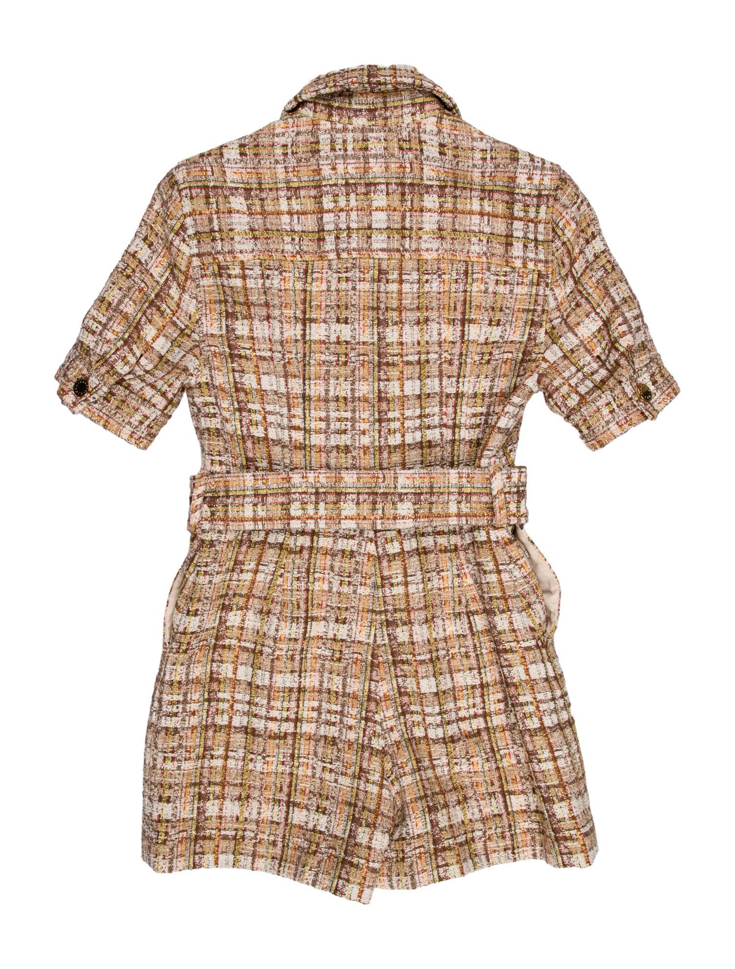 Portia & Scarlett Plaid Print Mini Dress