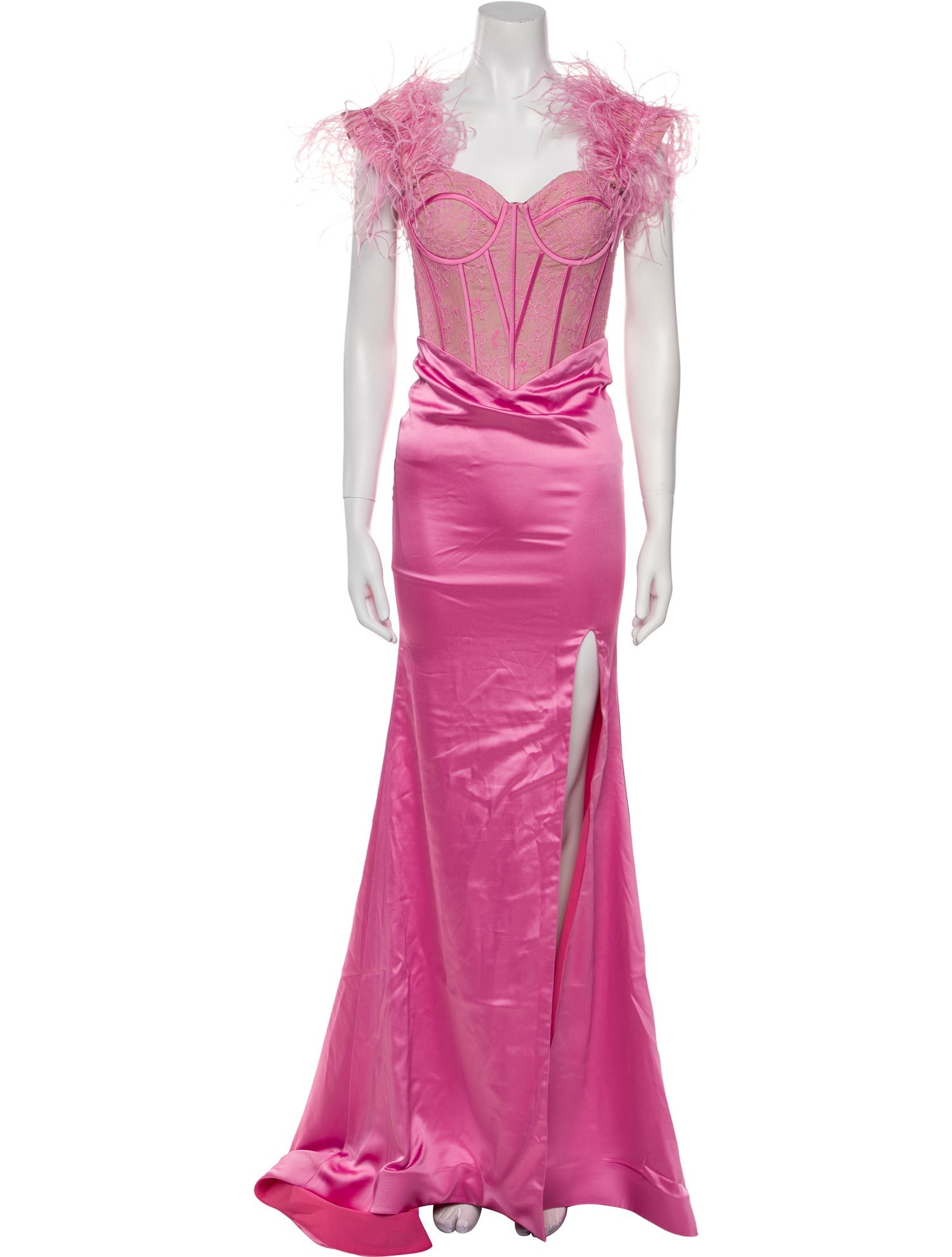 Portia & Scarlett Satin Long Dress