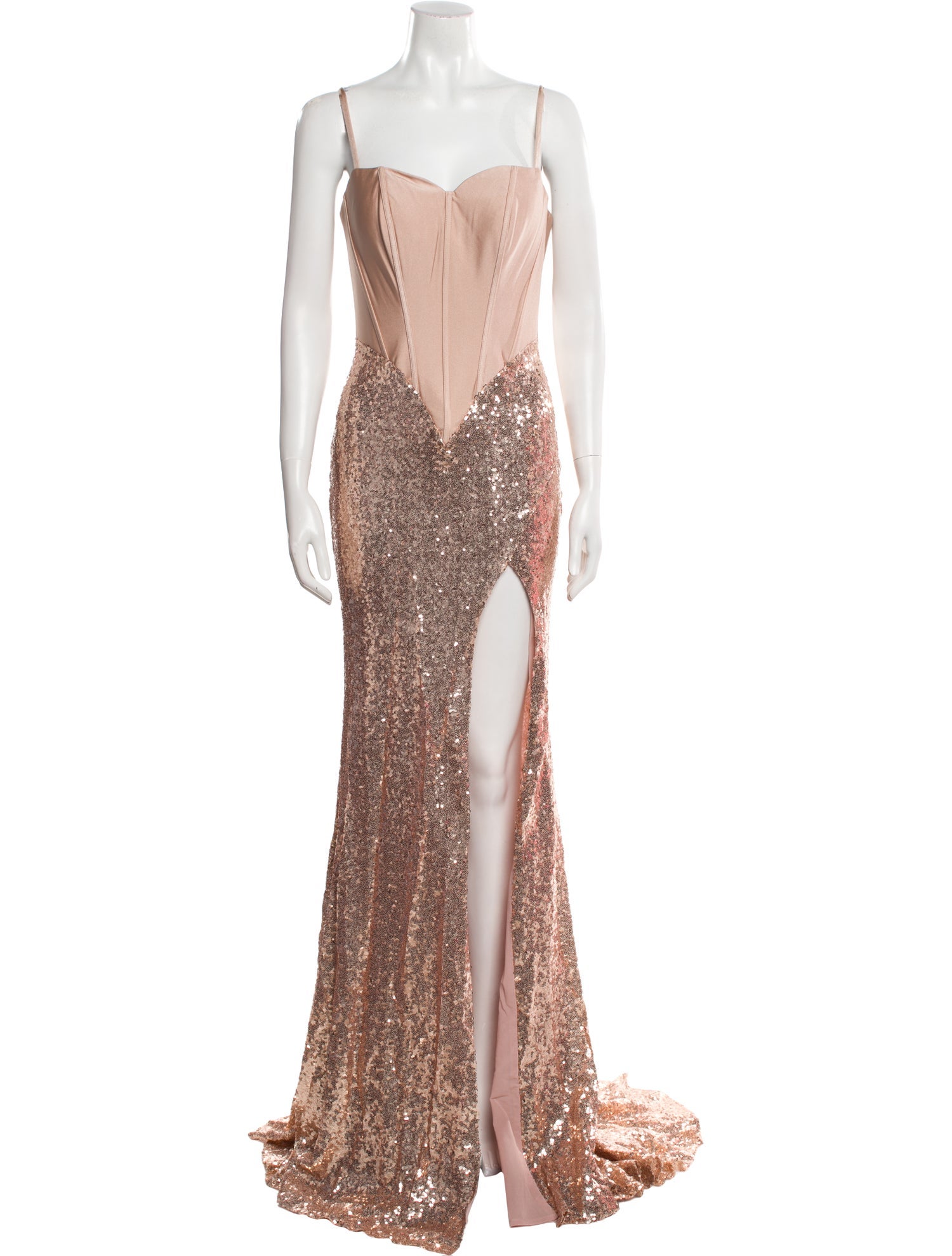 Portia & Scarlett Colorblock Pattern Long Dress w/ Tags