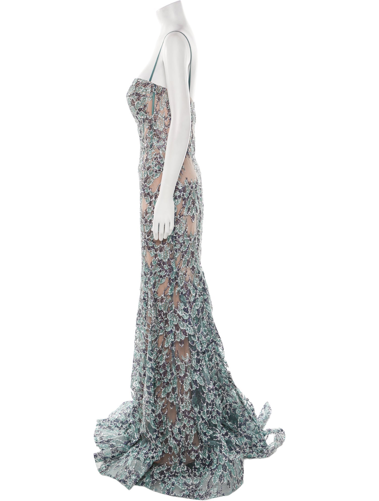 Portia & Scarlett Floral Print Long Dress w/ Tags