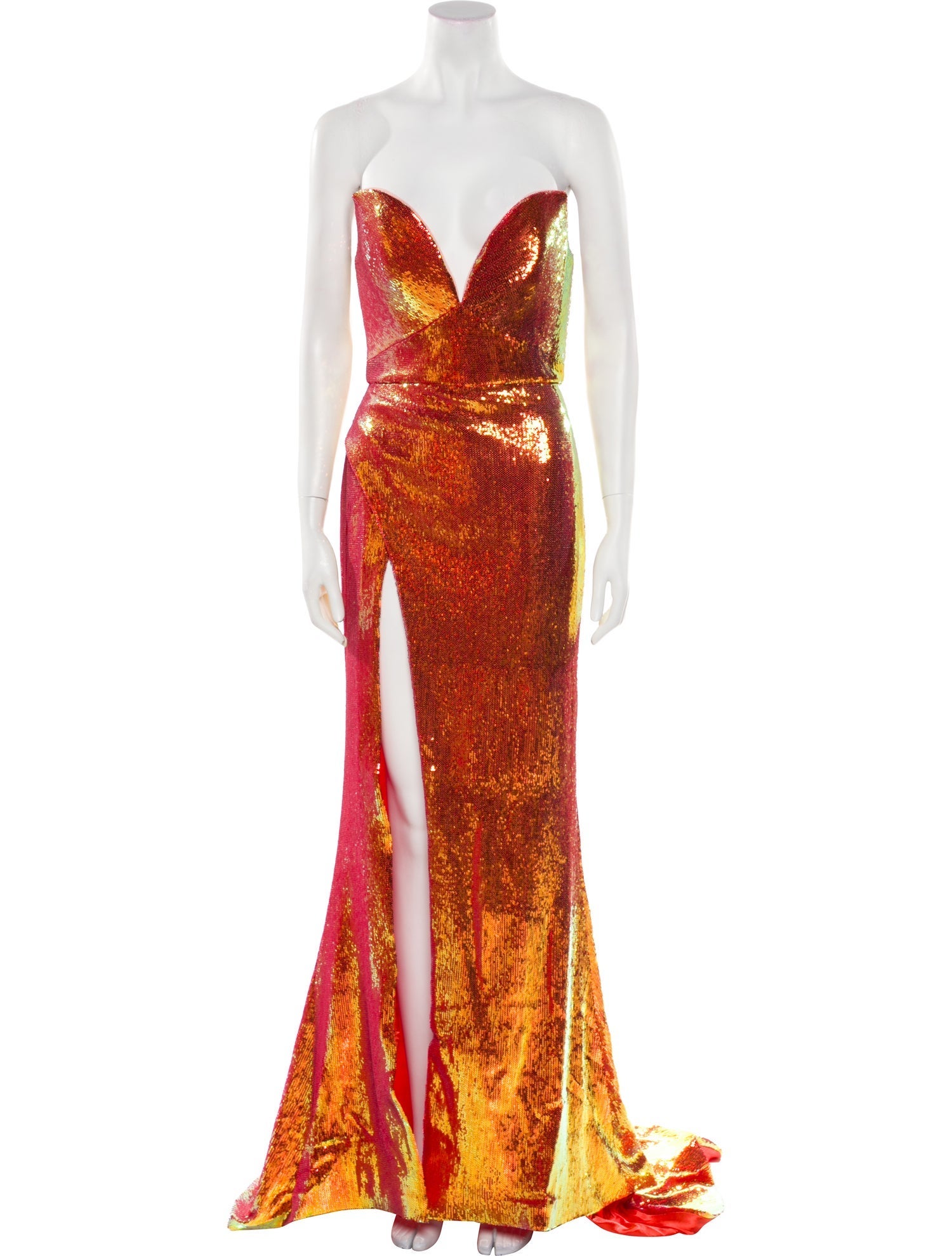 Portia & Scarlett Printed Long Dress w/ Tags