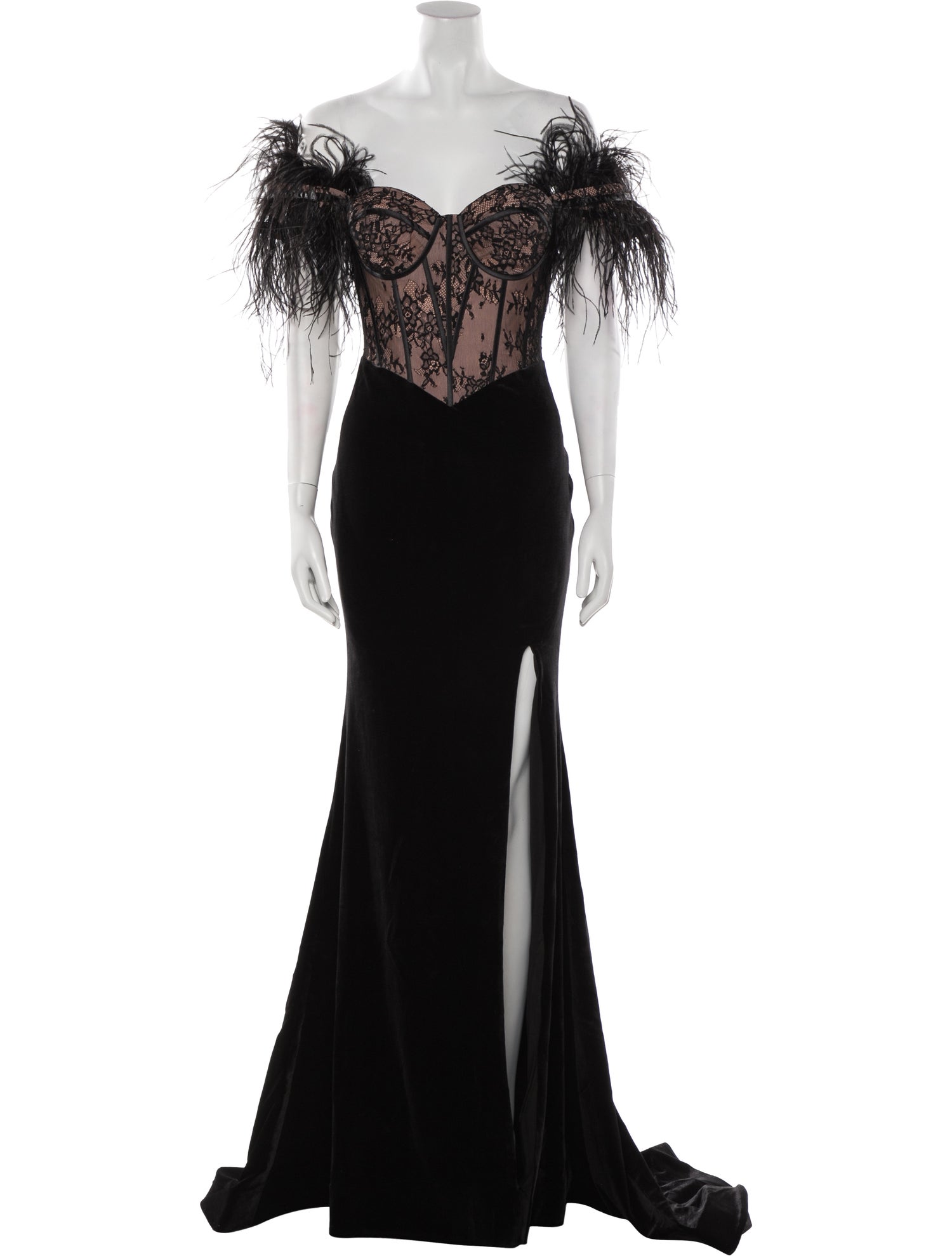 Portia & Scarlett Off-The-Shoulder Long Dress