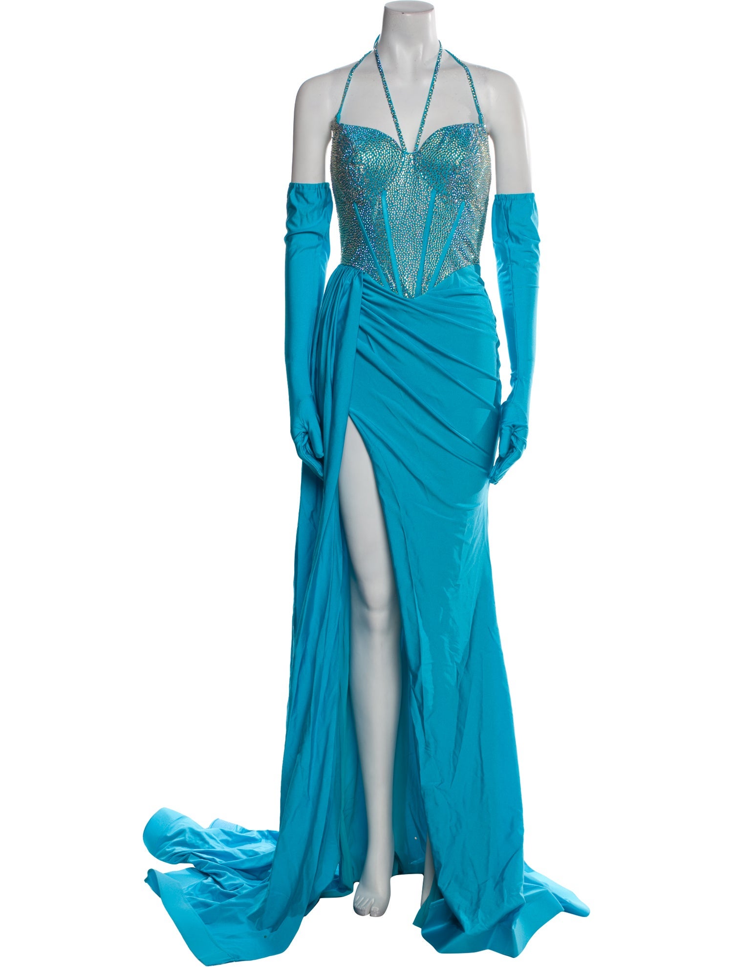 Portia & Scarlett Halterneck Long Dress w/ Tags