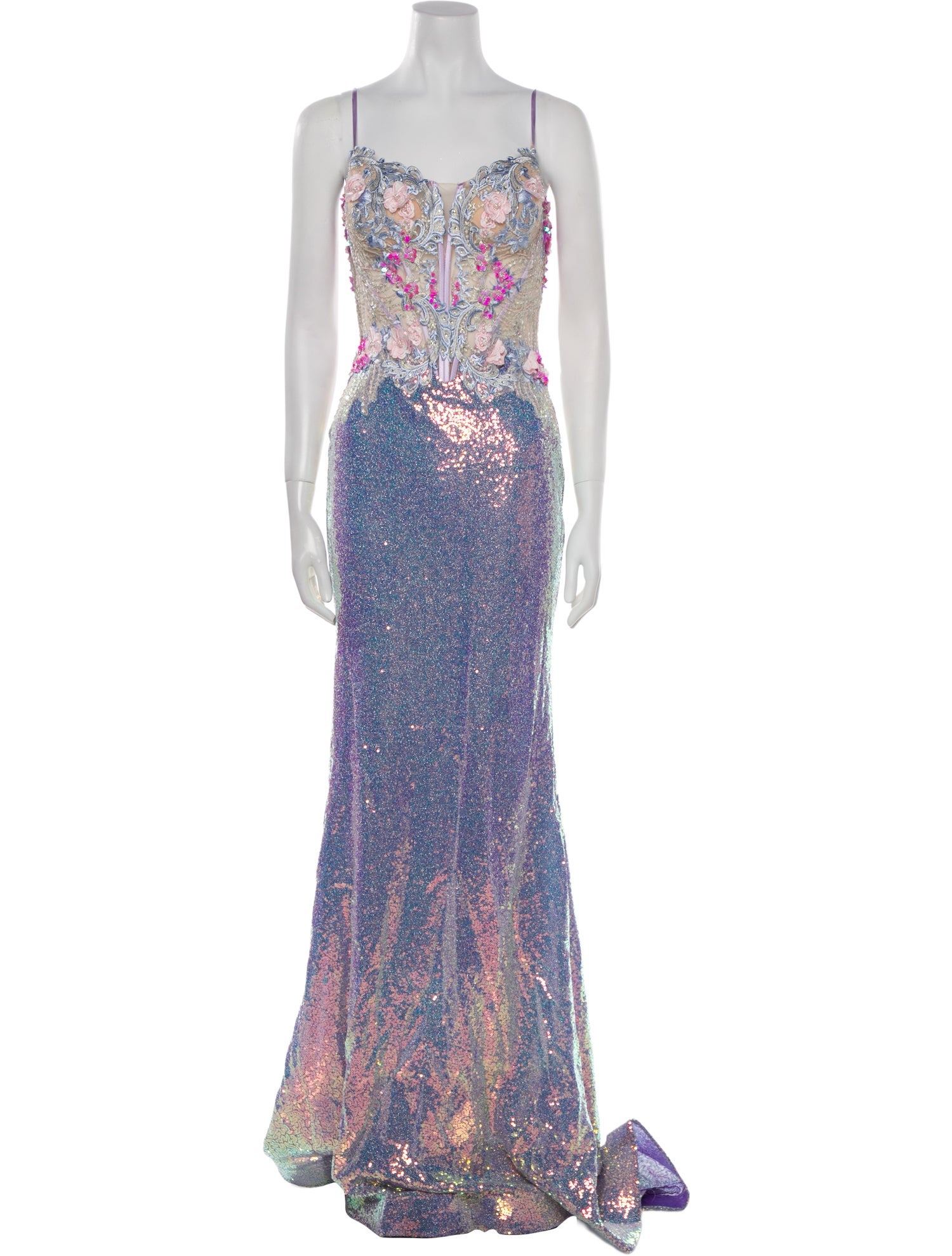 Portia & Scarlett Floral Print Long Dress