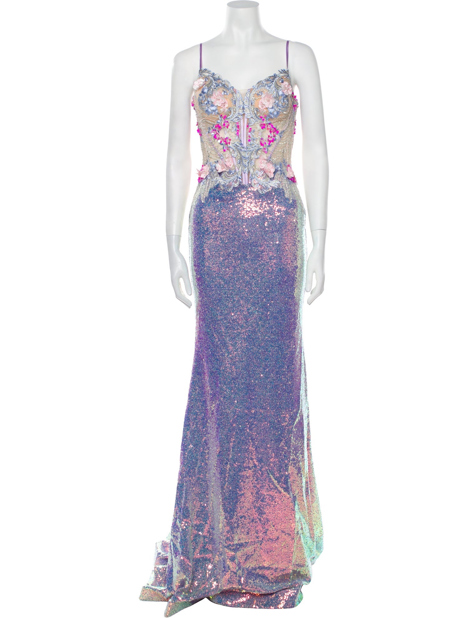 Portia & Scarlett Printed Long Dress w/ Tags