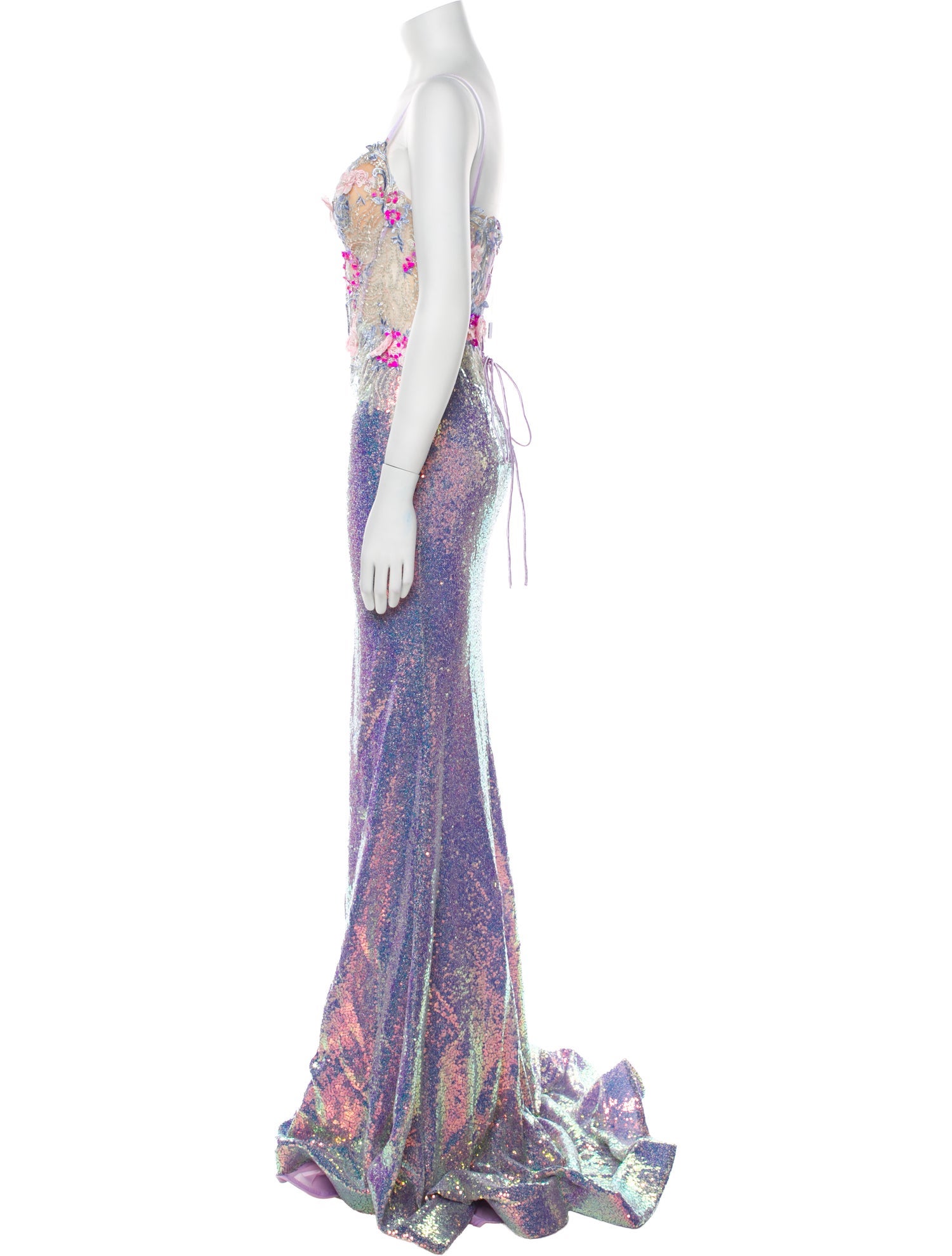 Portia & Scarlett Printed Long Dress w/ Tags