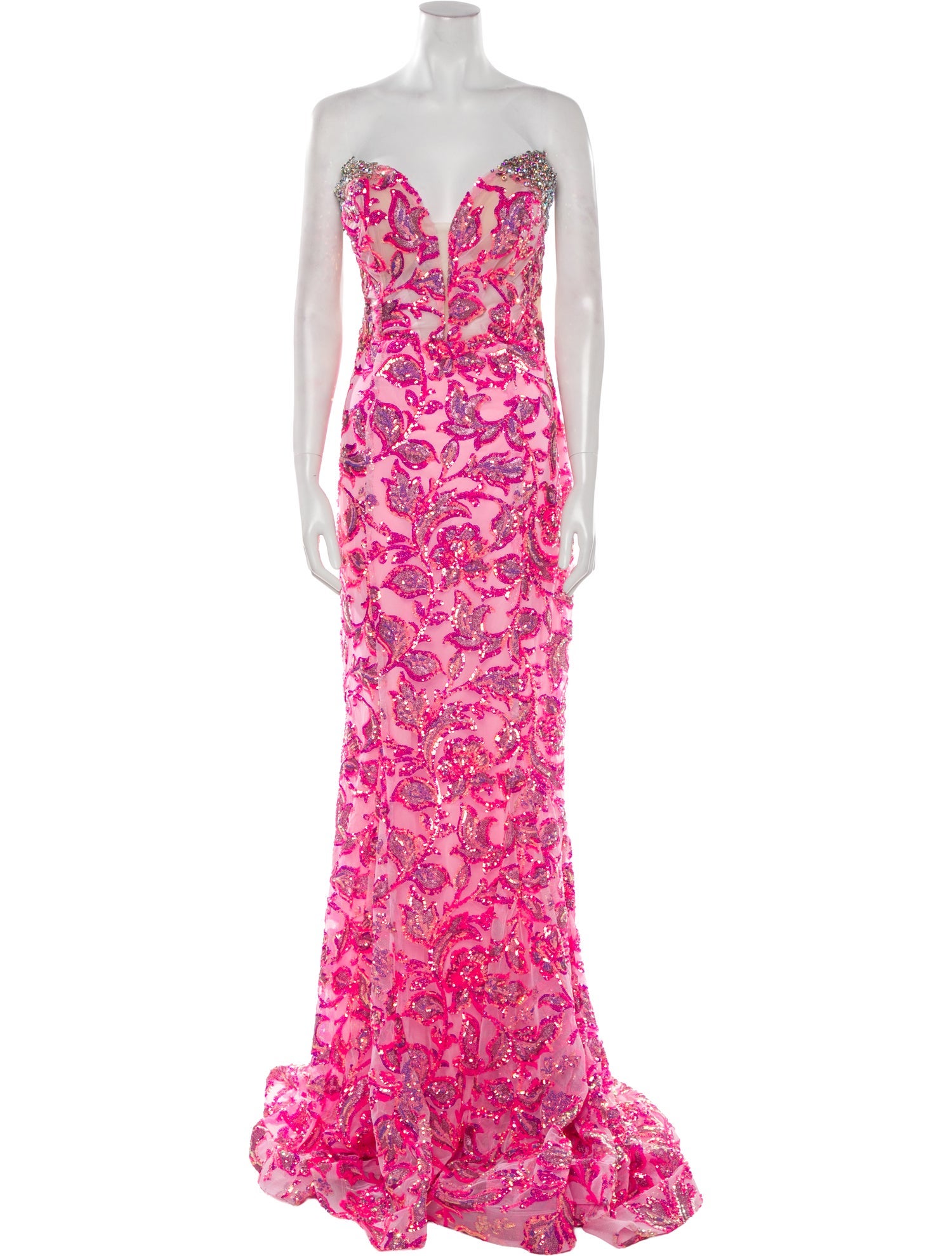 Portia & Scarlett Floral Print Long Dress