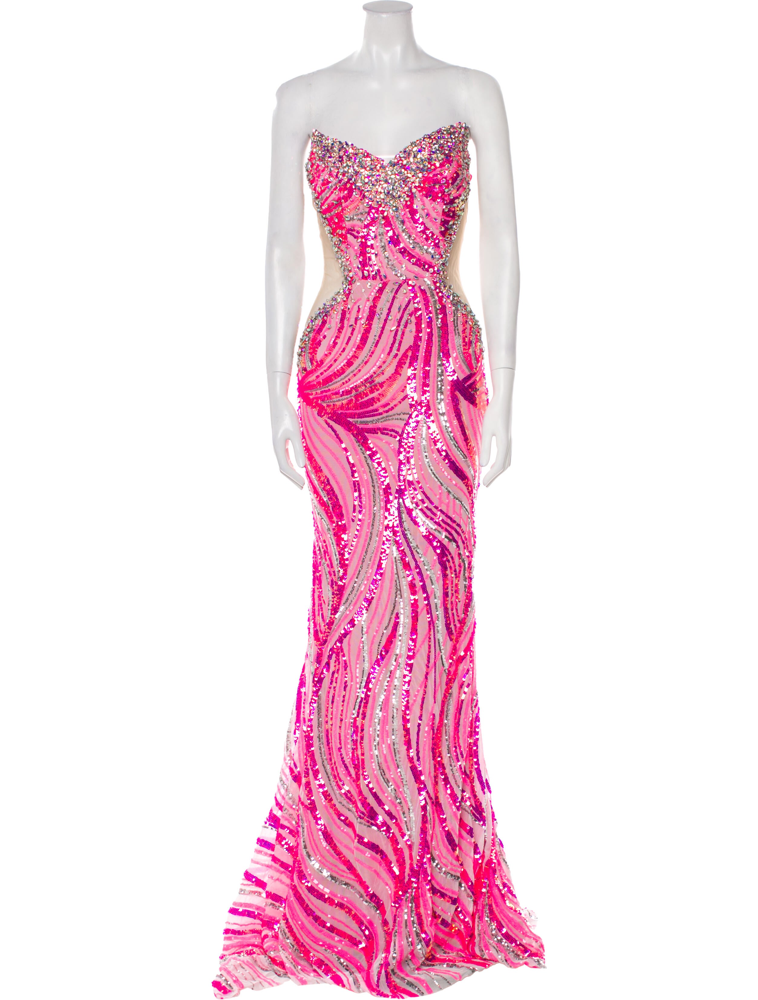 Portia & Scarlett Printed Long Dress w/ Tags