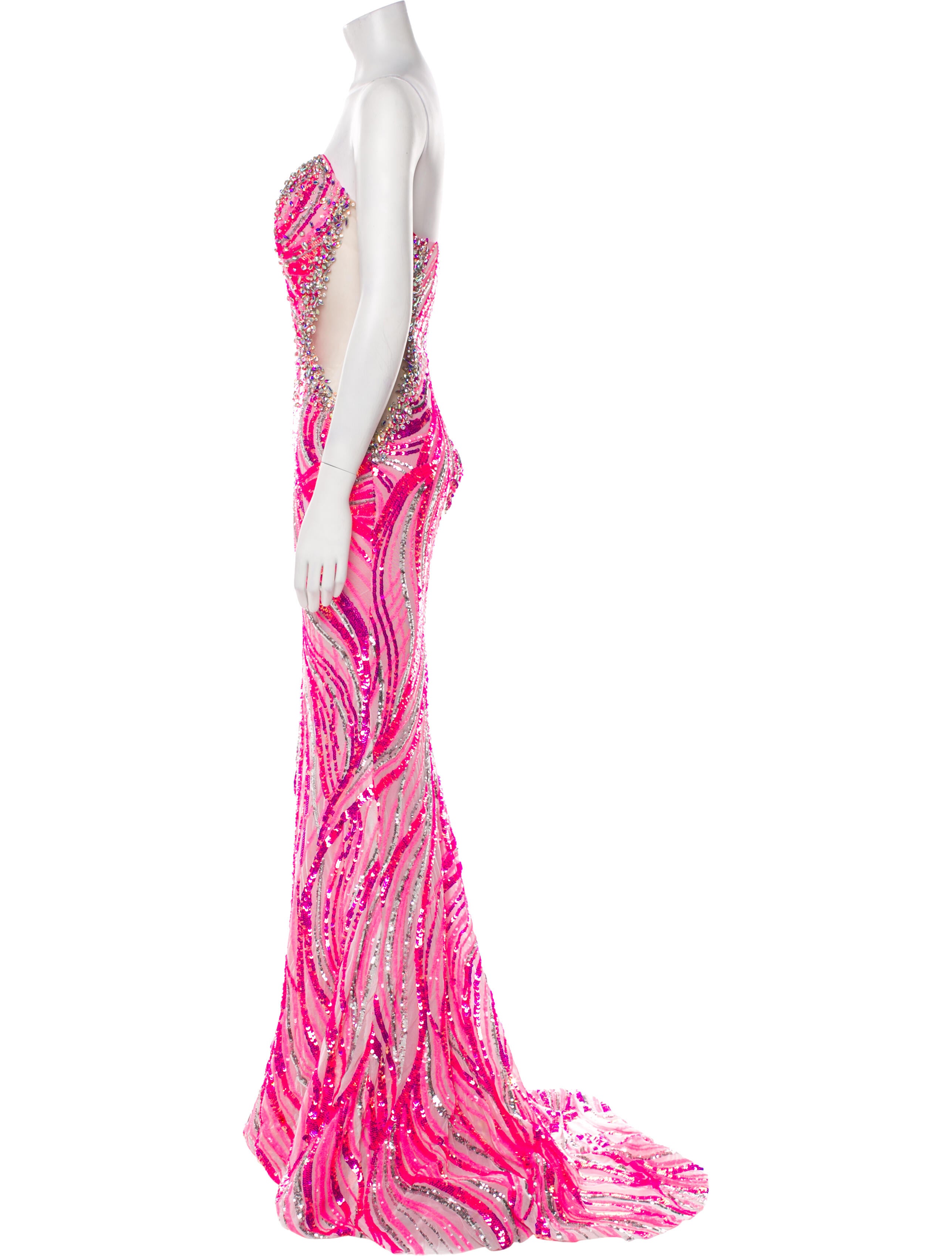 Portia & Scarlett Printed Long Dress w/ Tags