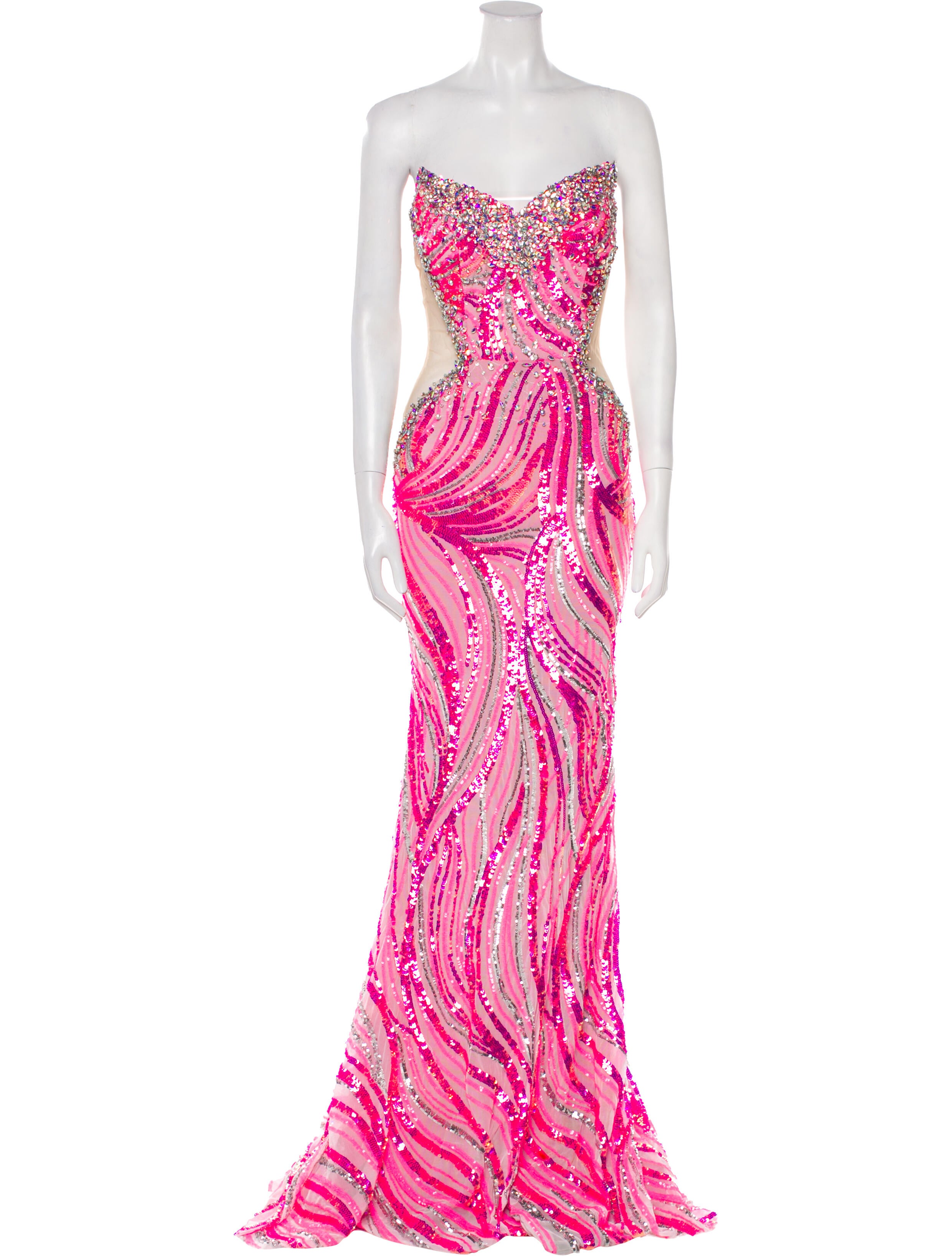 Portia & Scarlett Printed Long Dress w/ Tags