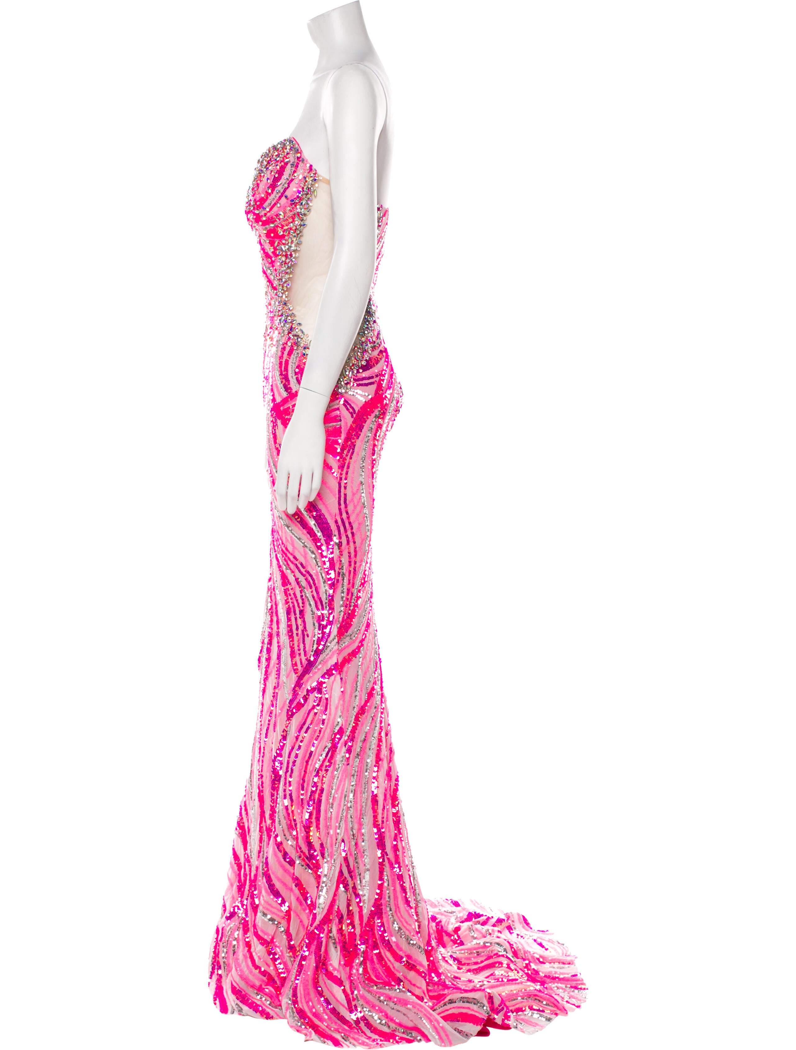 Portia & Scarlett Printed Long Dress w/ Tags