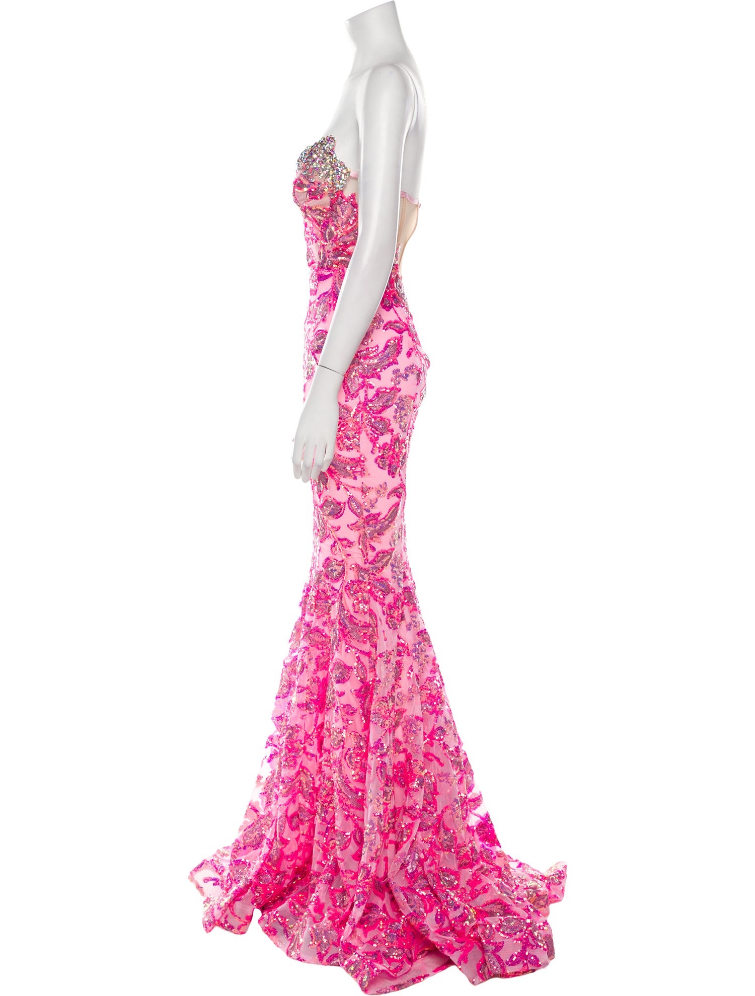 Portia & Scarlett Floral Print Long Dress w/ Tags