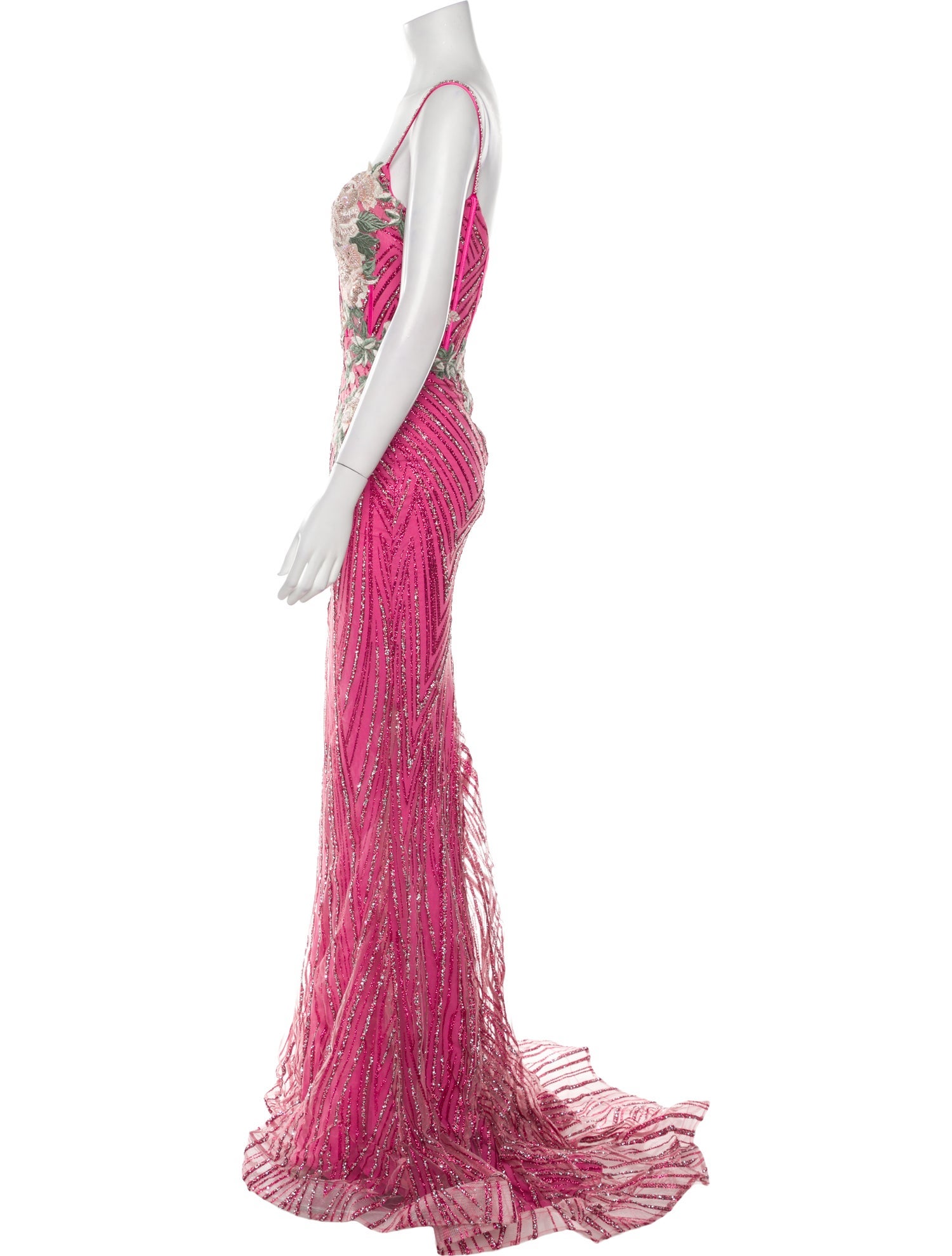 Portia & Scarlett Floral Print Long Dress w/ Tags