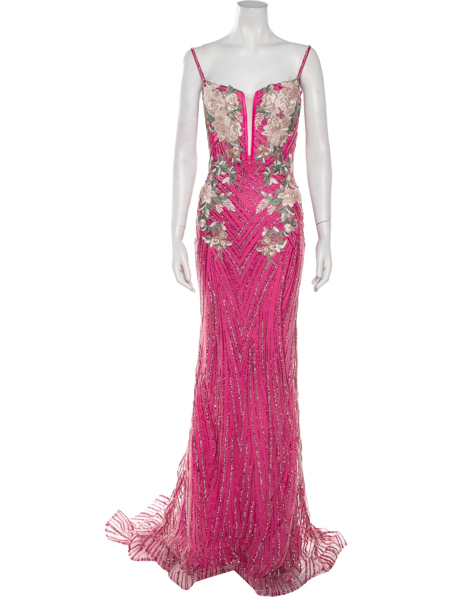 Portia & Scarlett Floral Print Long Dress w/ Tags